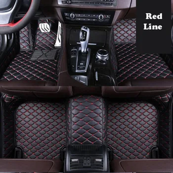 

For Toyota Corolla 2019 Accessories e120 Microfiber Leather Car Floor Mats Rugs Foot Mats Protector Goods Car Accessories