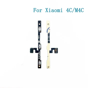 

50pcs/lot For Xiaomi 4C/M4C Switch Volume Power On Off Button Key Flex Cable Ribbon Replacement Parts