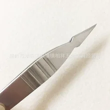 Пинцет из нержавеющей стали в форме меча d с зубом нержавеющая сталь Tweezers в форме сердца пинцет с острыми концами-носок зубчатый пинцет
