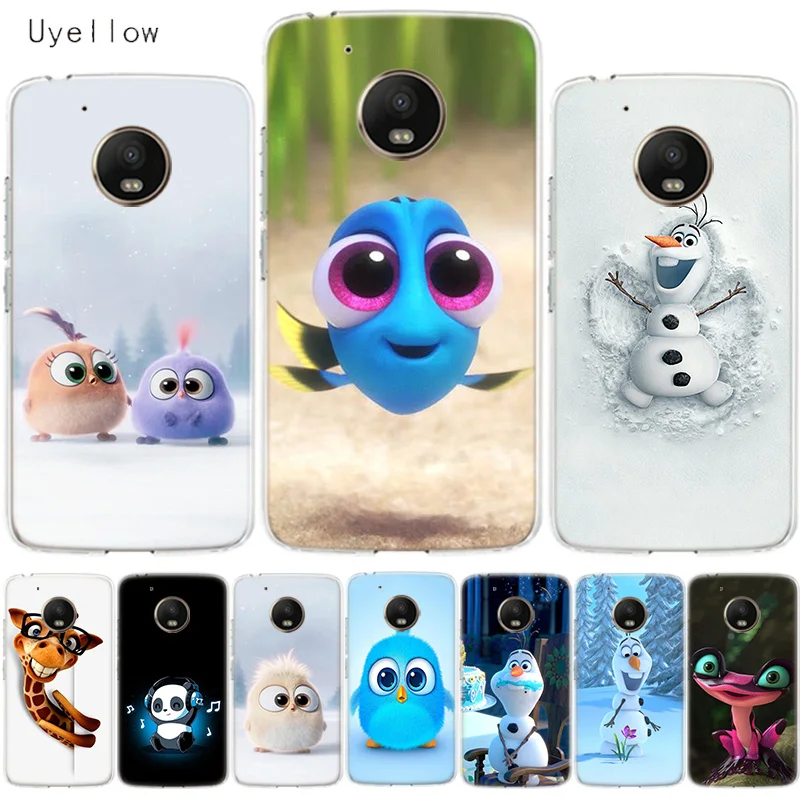 

Uyellow Cute Cartoon Image Cover For Motorola G4 G5 G5S G6 G7 E4 E5 Plus Play Phone Case For Moto G7 Power Silicone Coque Capa