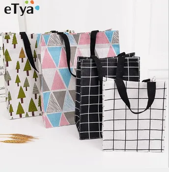 

Reusable Eco-Friendly Grocery Foldable Shopping Bags Small Size Premium Folding Tote Bag With Handle Shopper Bag
