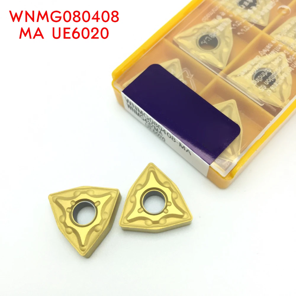 WNMG080408 MA UE6020 внешние токарные инструменты карбидные вставки режущий инструмент с