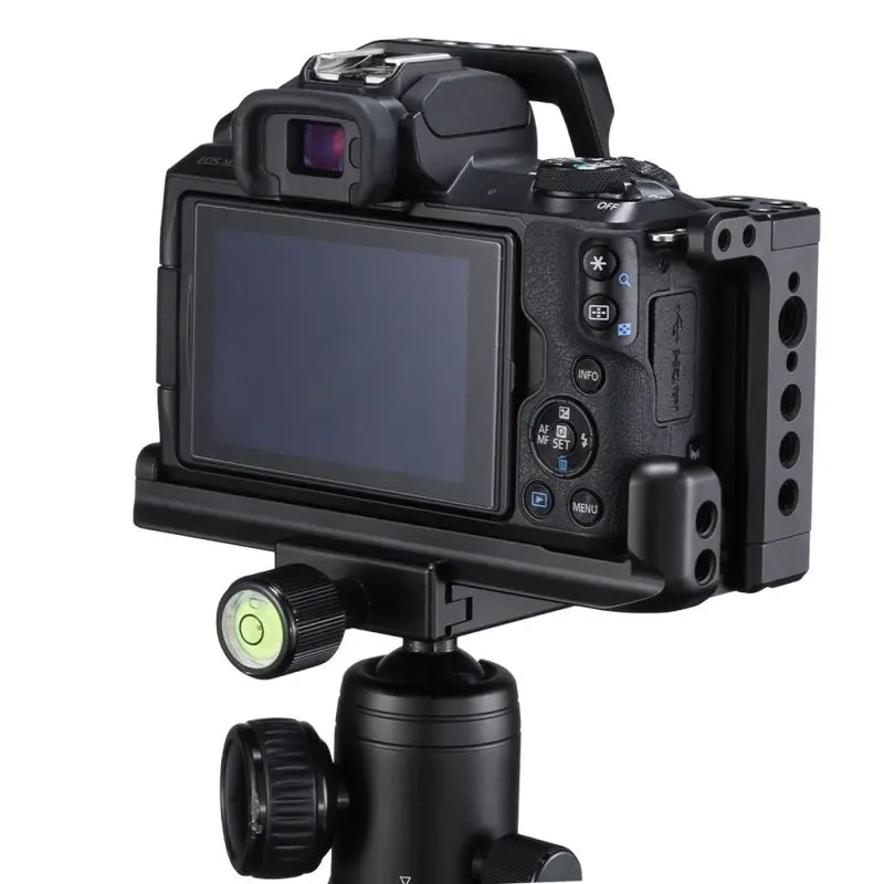 Профессиональная клетка для DSLR камеры для Canon M50 M5 Arca БЫСТРОРАЗЪЕМНАЯ клетка для EOS M50 с отверстием для горячего башмака Arri 1/4 3/8