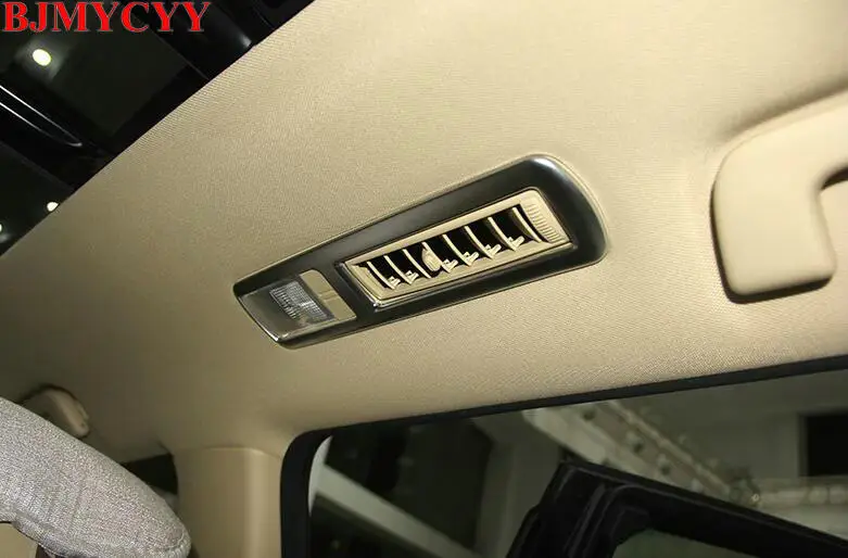 BJMYCYY автомобильный Стайлинг для 2014 2015 Toyota Highlander Kluger ABS хромисветильник чтения