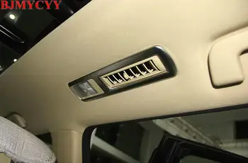 

BJMYCYY Car styling For 2014 2015 Toyota Highlander Kluger ABS Chrome Rear Reading Light Lamp Cover Trim Inner Molding