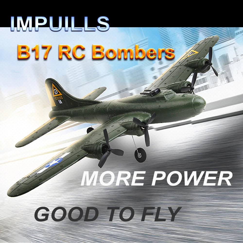 Remote Control Plane B17 Remote Control Glider B17 Fortress Flying