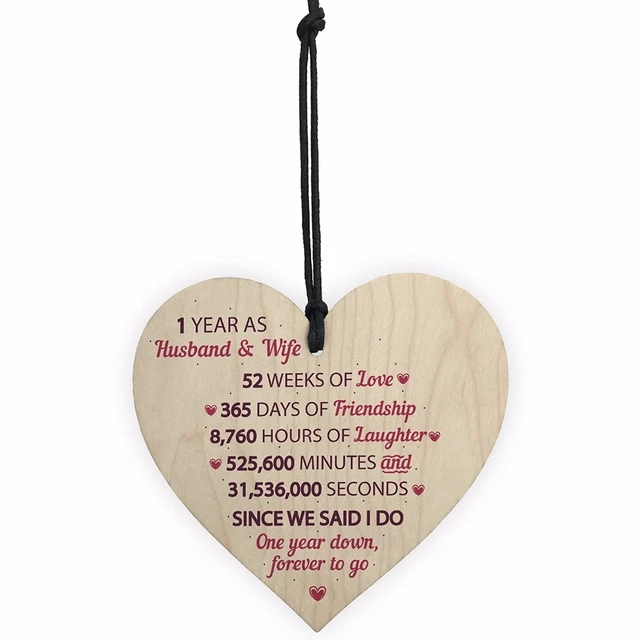 Hanging Hearts Plaque, Couple Gifts, His and Hers, Valentine's Day