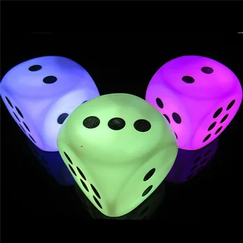 

CHENGYILT novelty led night light Dice shape night lights AG13 button battery power night lamp for holiday decoration lamp