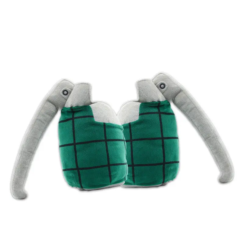 2 PCS Boku no My Hero Academy Katsuki Bakugo перчатки плюшевые подушки косплей костюм реквизит игрушка Коллекция подарков - Цвет: 2 PCS