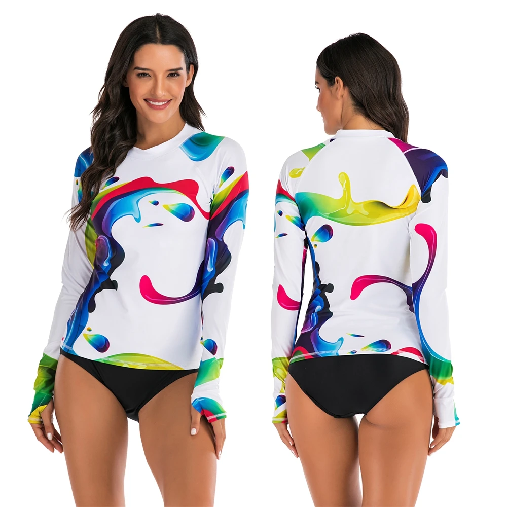 Bikini 2020 Two Piece Tankini Swimsuit Women Swimwear Plus Size Retro Sport Bathing Suit Long Sleeve Rashguard Swim Suits Shorts