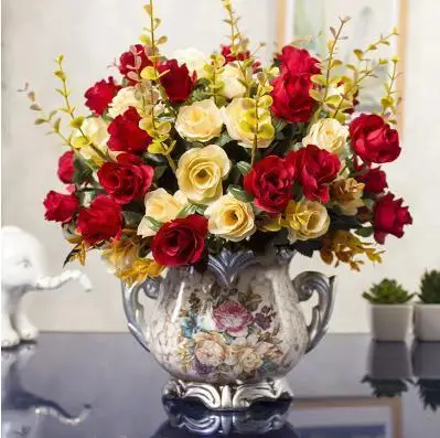Blumenvasen Wazony Ozdobne, золотые керамические украшения, современные аксессуары для украшения дома, Современная ваза для цветов
