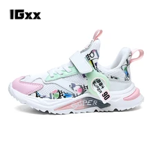 

IGxx kids basketball shoes china fashion Sneaker winter cool Sneakers For Children running sneakers for girls size：28-39