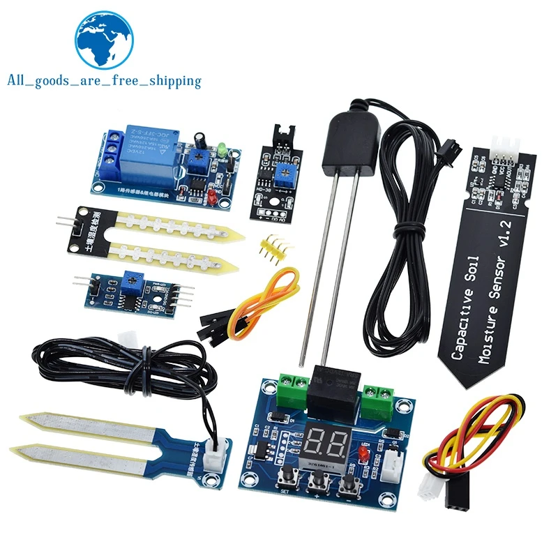 Relais Controller Boden Feuchtigkeitssensor automatisch Bewässerung Arduino X Relais Controller Boden Feuchtigkeitssensor automatisch Bewässerung Arduino X