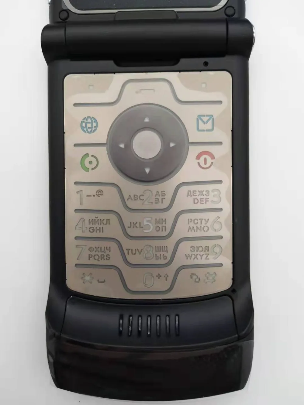 Motorola V3 Refurbished-Original V3 unlocked Flip GSM Quad Band Motorola Razr V3 mobile phone one year warranty Free shipping giffgaff refurbished phones