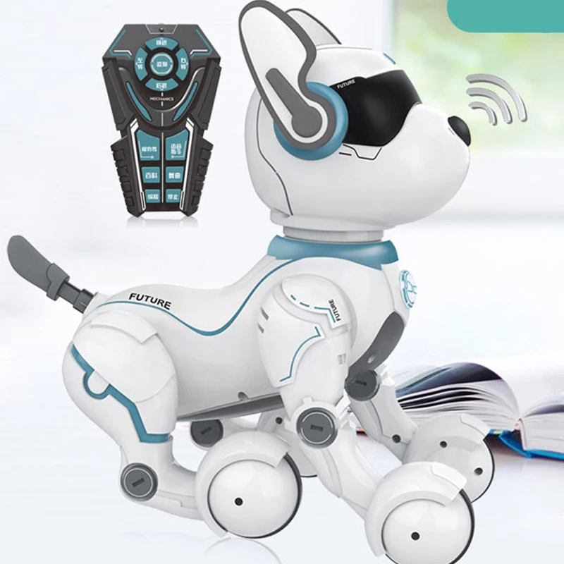 Голосовое управление Leidy Dog животное Робот Игрушки JXD A001 полная функция реалистичные Роботизированные Игрушки Для Собак