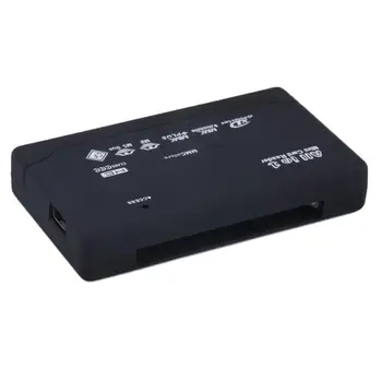 

Hot Black External USB 2.0 Multi Card Reader For XD MMC MS CF TF Mini M2 QT