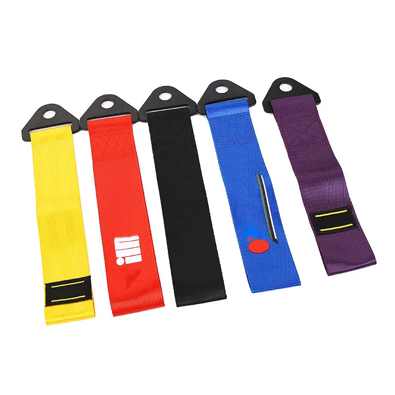Nylon Tow Strap Car Tow Strap Car Tow Hook Tow Bar Tow Strap Universal Racing car ropes Hook Towing Bars Screws nuts