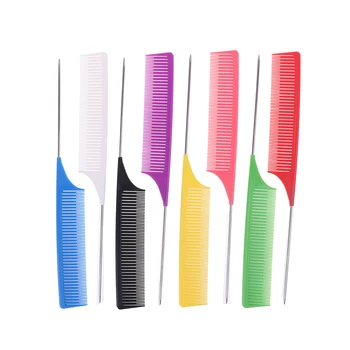 

Hair Combs Metal Pin Tail Hairdressers Barbers Styling Hair Cutting Comb Tools