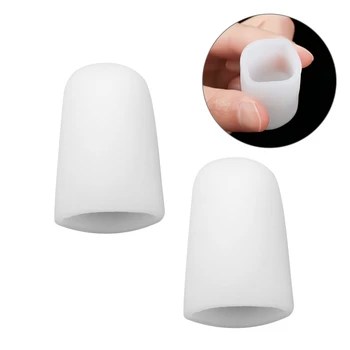 

New Toe Cover Protective Tube High Heels Rubbing Toes Thumb Protector Guard Silicone Toe Caps Sleeve Toes Protection 10Pair/Pack