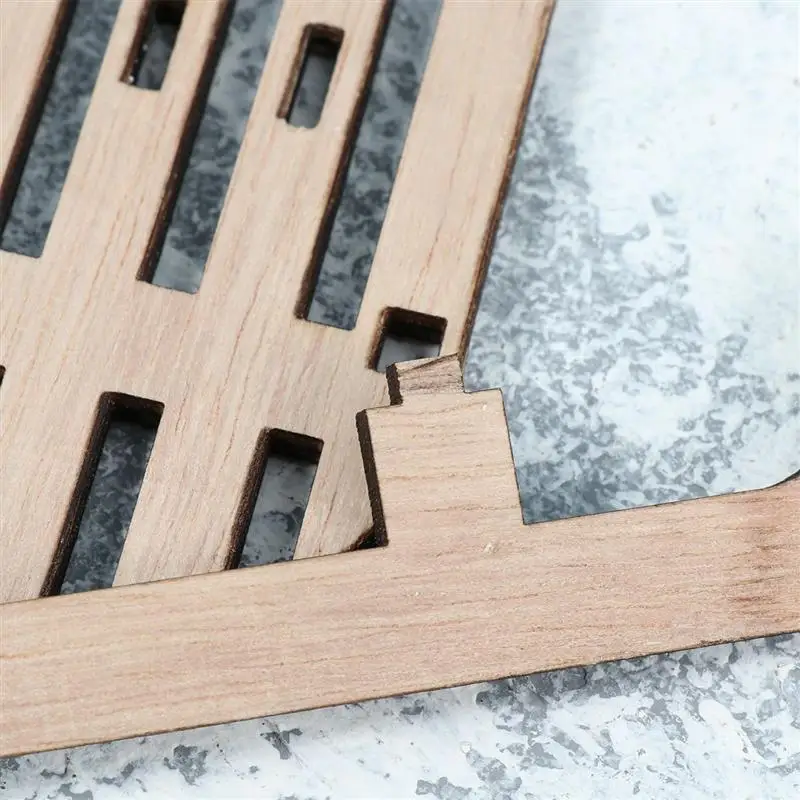 DIY Деревянные рождественские Украшения Снеговик Санта сани форма Рождество DIY ремесло игрушки Декор для дома Дети сувениры партии