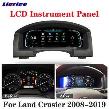 شراءلوحة أجهزة سيارة LCD العنقودية لتويوتا لاند كروزر 2008-2017 2018 2019 نظام ملاحة أندرويد نظام تحديد المواقع LCD لوحة داش تجديد الترقية