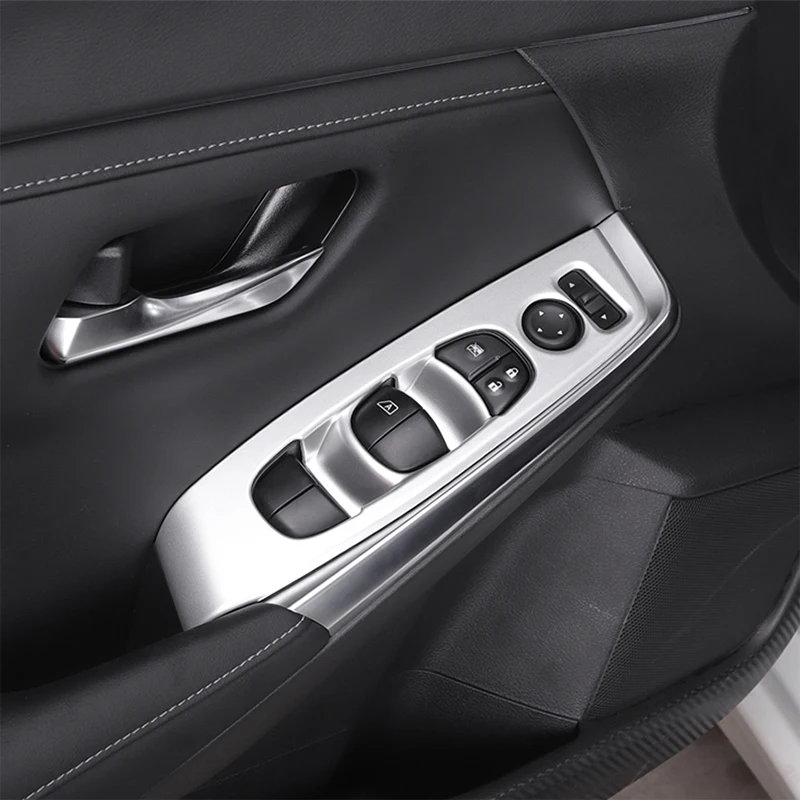 Для Nissan Sentra B18-Н. В., автомобильный Стайлинг, для салона, двери, окна, переключатель, панель, накладка, блестки, наклейки, аксессуары