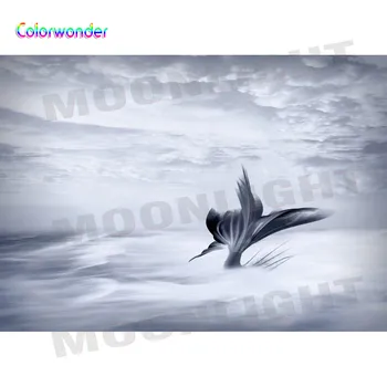 

Black Tail Skywall Photography Backdrop Children Birthday Party Baby Shower Backgrounds For Photo Studio Vinyl 7x5FT