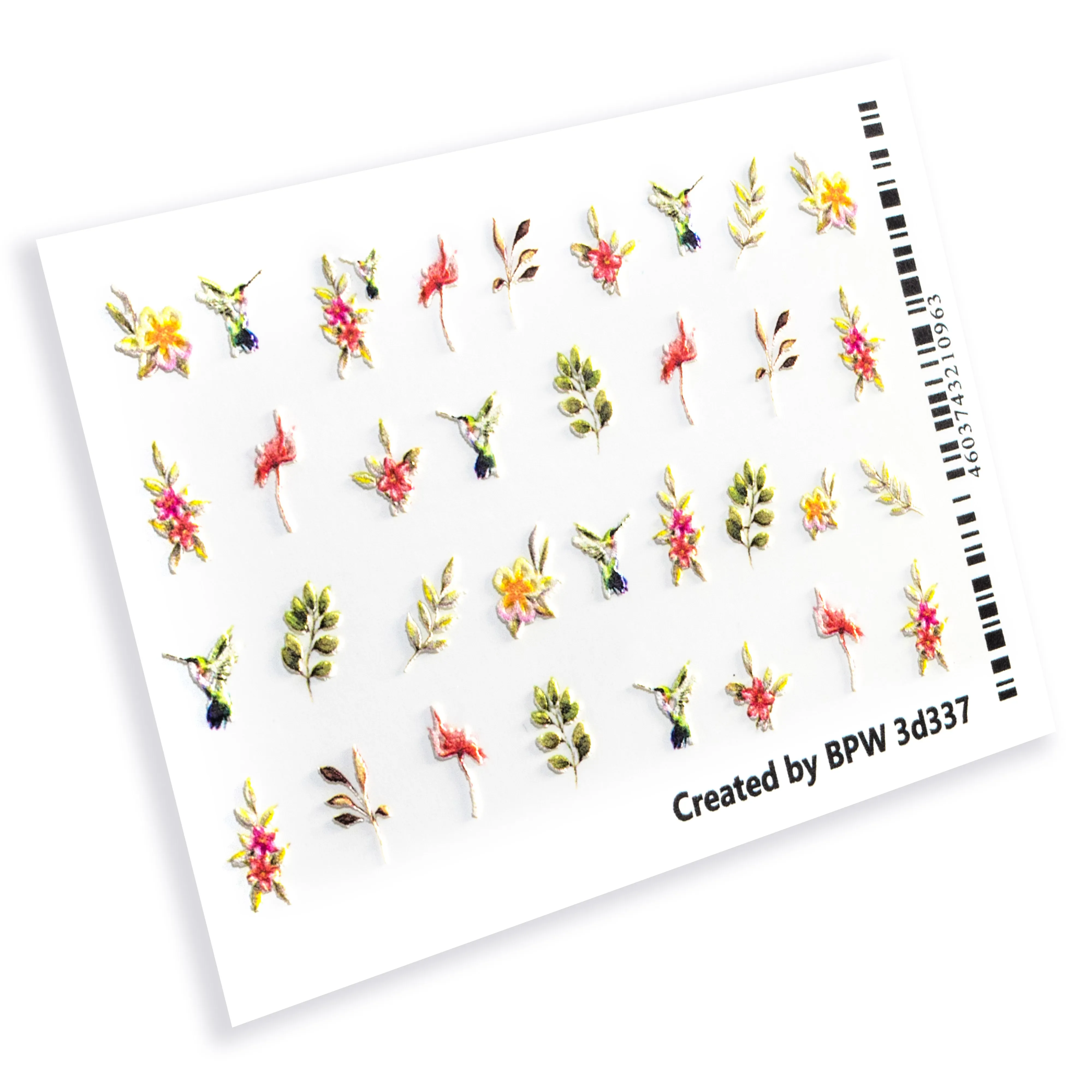BPW. style slider design 3D hummingbird and flowers 3d337 | Красота и здоровье
