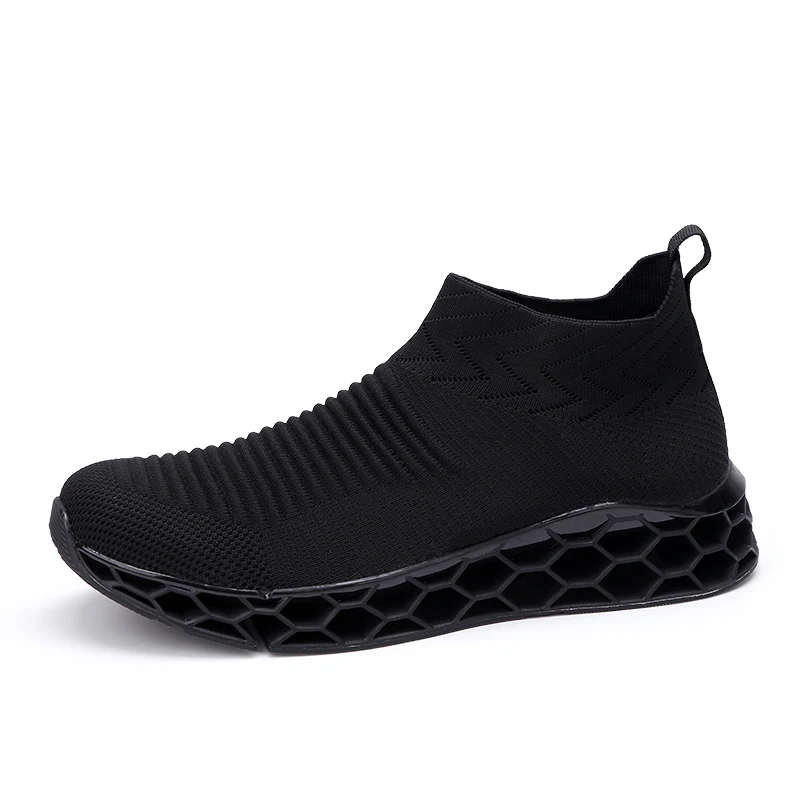 Zapatillas hombre, красовки мужские, мужская спортивная обувь для бега, chaussure homme, спортивная обувь для бега, Брендовые мужские кроссовки для фитнеса, дешевые - Цвет: Черный