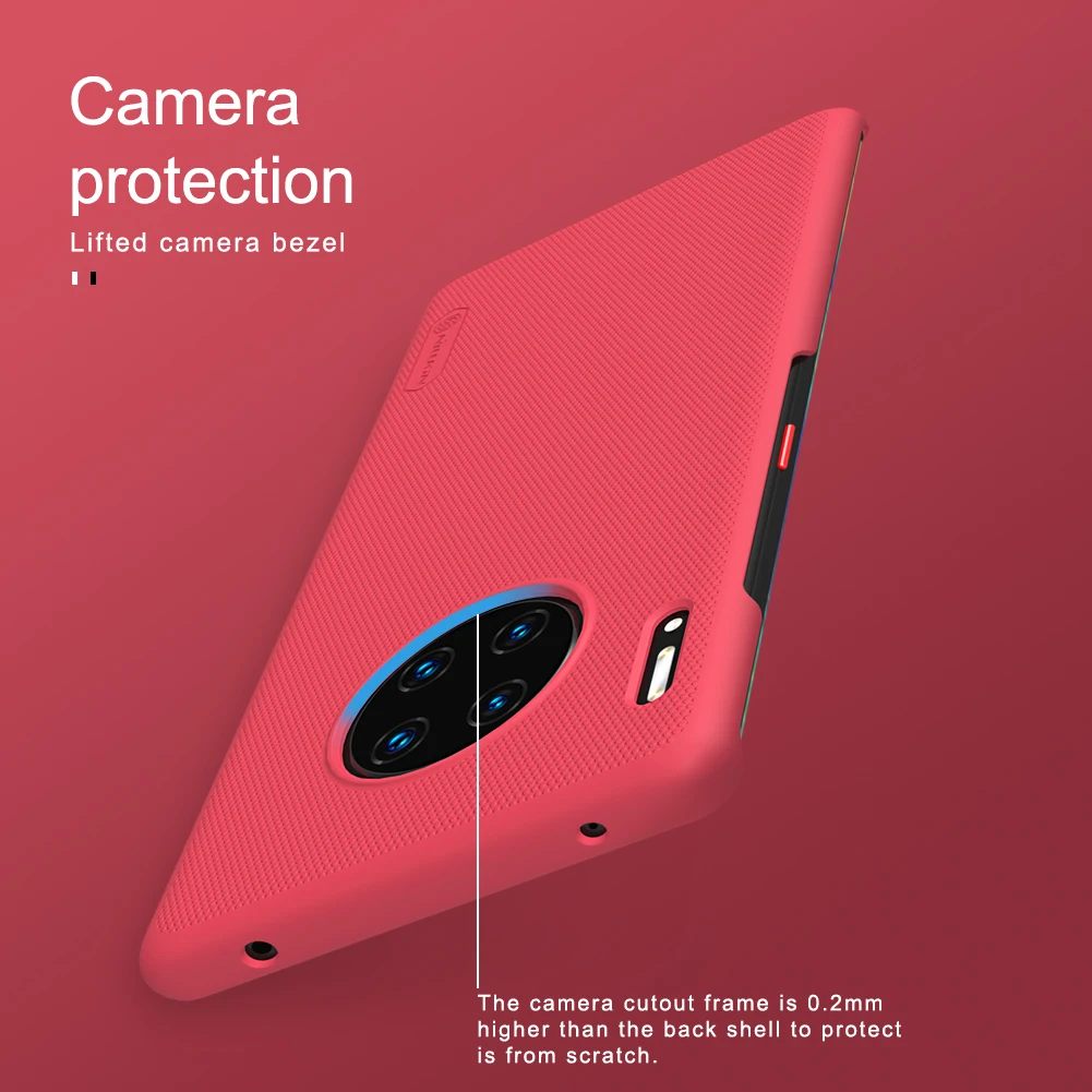 For Huawei Mate 30 Pro Case Cover 6.53 inch NILLKIN Frosted PC Matte Back Cover Phone Holder For Huawei Mate 30 Pro Phone Case