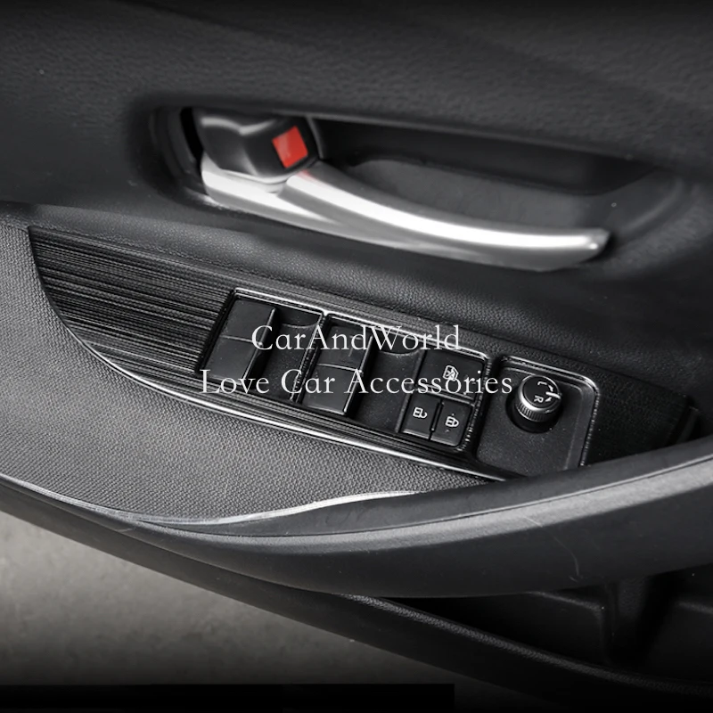 Для Toyota Corolla E210 оконный переключатель Крышка для межкомнатной двери подлокотник стеклянная подъемная панель Крышка отделка автомобильные аксессуары