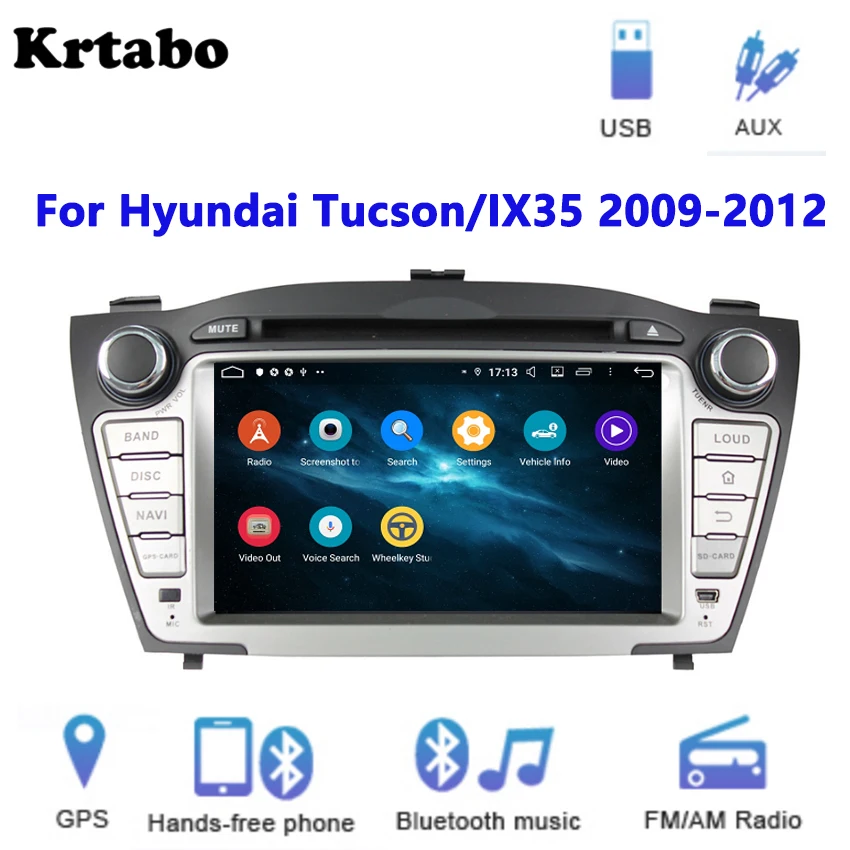 Для hyundai Tucson/IX35 2009-2012 навигация заднего вида изображение автомобиля радио Android мультимедийный плеер сенсорный экран поддержка DVD