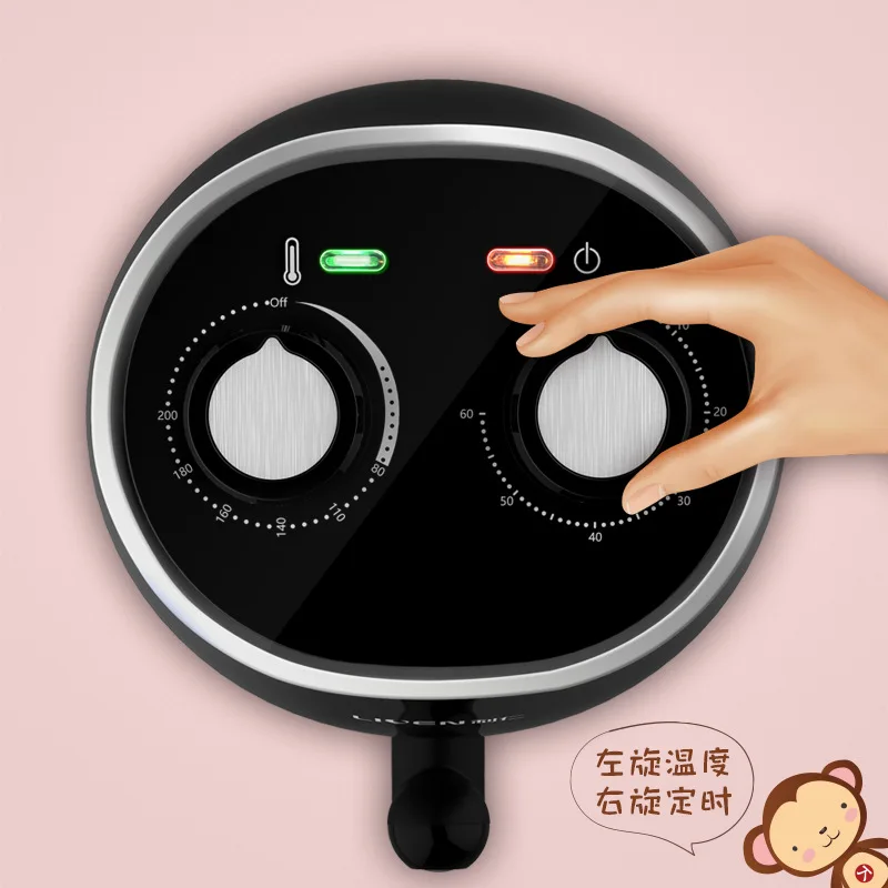  1.5L Smart Mini Air Fryer Healthy and Oil Free Multifunctional Three-dimensional Surround Heating E - 4000071432968