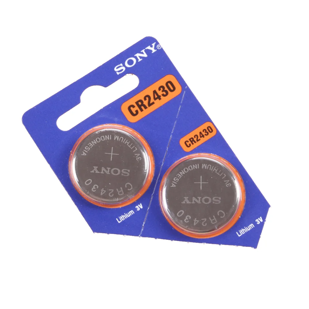 dyson battery replacement 2PCS/Lot Sony CR2430 CR 2430 DL2430 BR2430 KL2430 Button Coin Batteries For Watch Headphone Hearing Aids Toy 3V Lithium Battery lithium button batteries