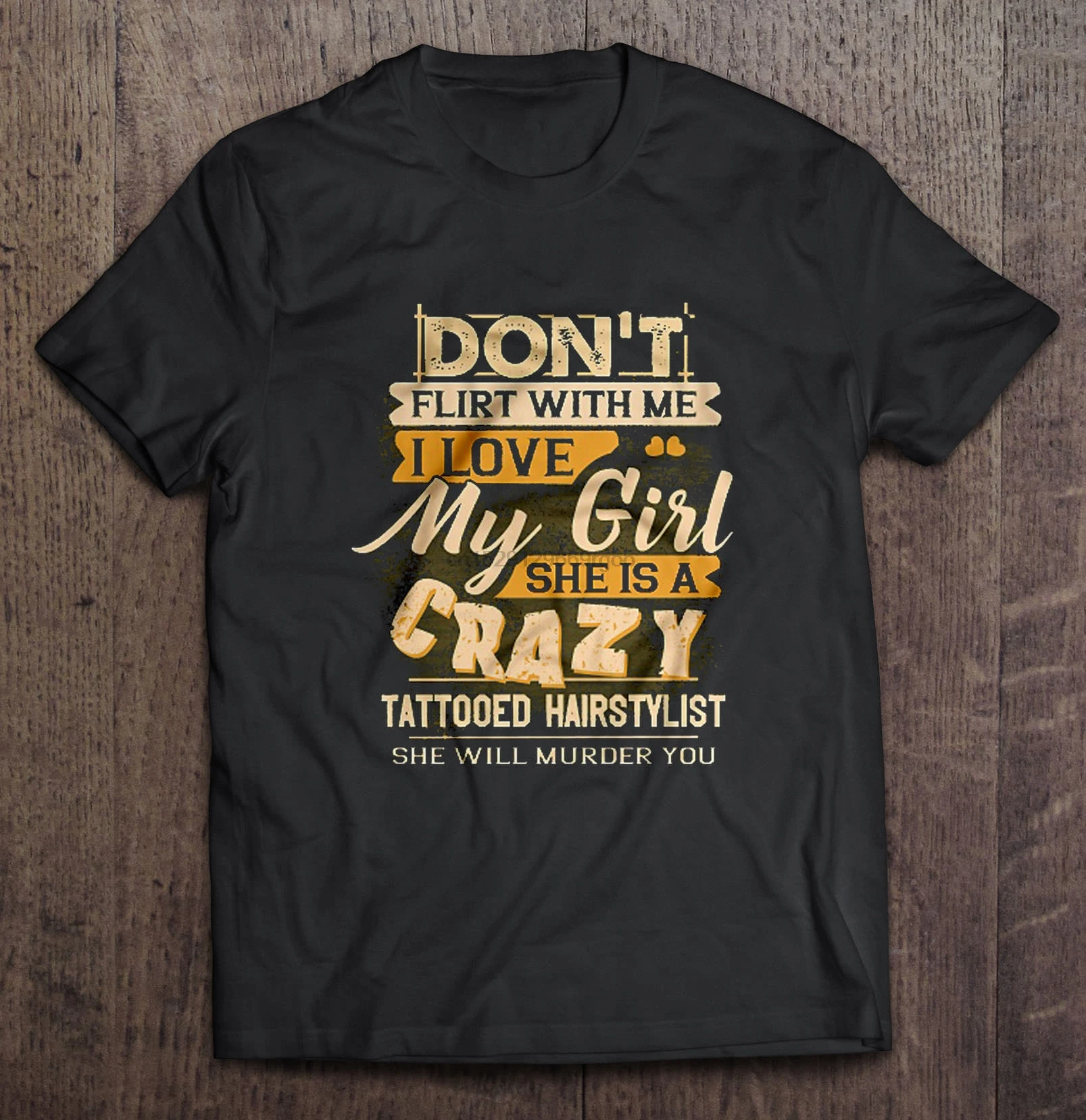 Мужская футболка не флиртовать со мной Я люблю свою девочку Она сумасшедшая