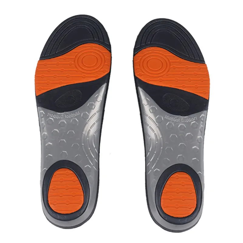 

New Insole Men's Anti-Slippery Shoe Pad Men and Women Shock-Absorbant Brioche shoe insole arch support shoes slip resisten