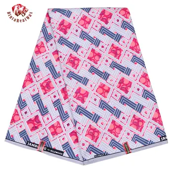 

Ankara Polyester Wax Prints Fabric Binta Real Wax High Quality 6 yards African Fabric for Party Dress FP6183