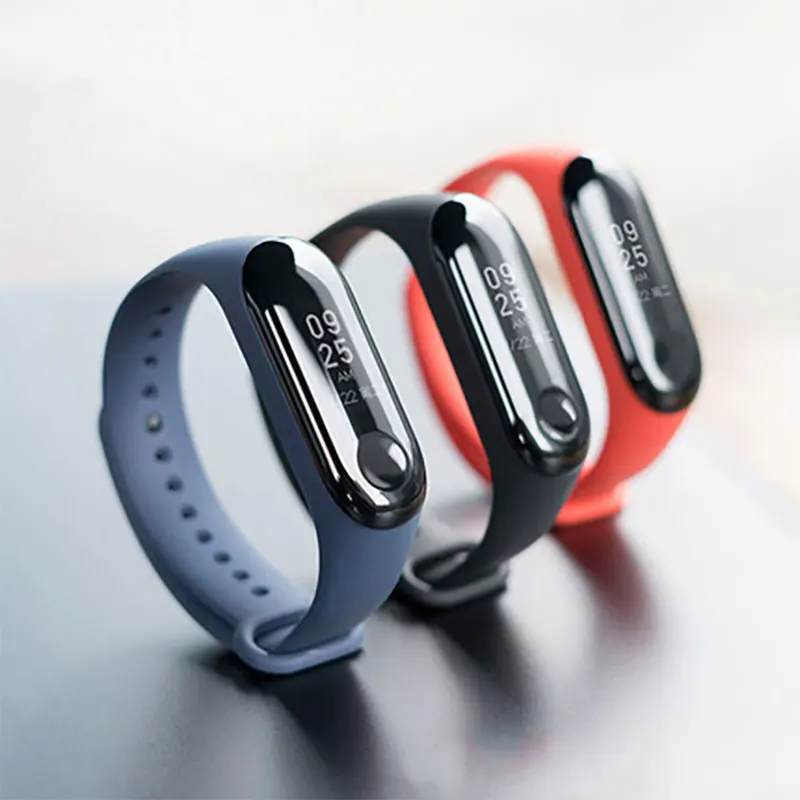 Ремешок силиконовый для Xiaomi Mi Band 3 4 5 6 сменный Браслет | Наручные часы