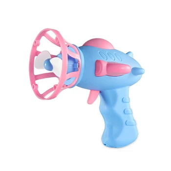 

Kids Toy Manual Bubble Blower Machine Outdoor Fun Game Cartoon With Fan Gift Dual Use Children Shooter Battery-operated Summer