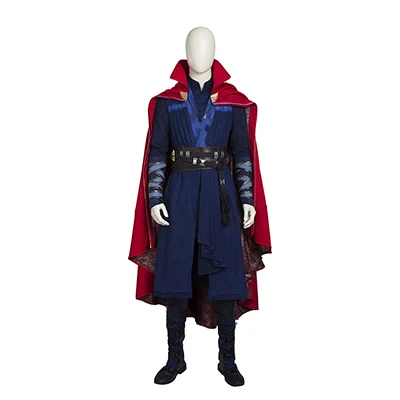 Doctor Strange Cosplay Costume Stephen Steve Vincent Strange Costume Marvel Movie Superhero Doctor Strange Costume Custom Made - Цвет: wholeset no necklace