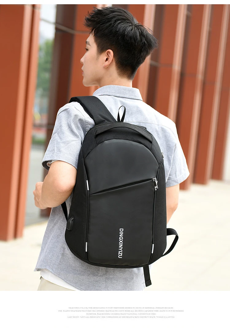 Рюкзак для ноутбука USB зарядка Противоугонный мужской рюкзак дорожная сумка мужской рюкзак высокого качества с большой емкостью