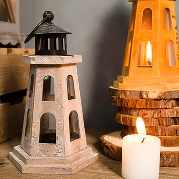

Creative Minimalist Candle Holders Wooden Cover Wedding Decorations Lantern Candelabro Vela Christmas Decorations For Home 5X116