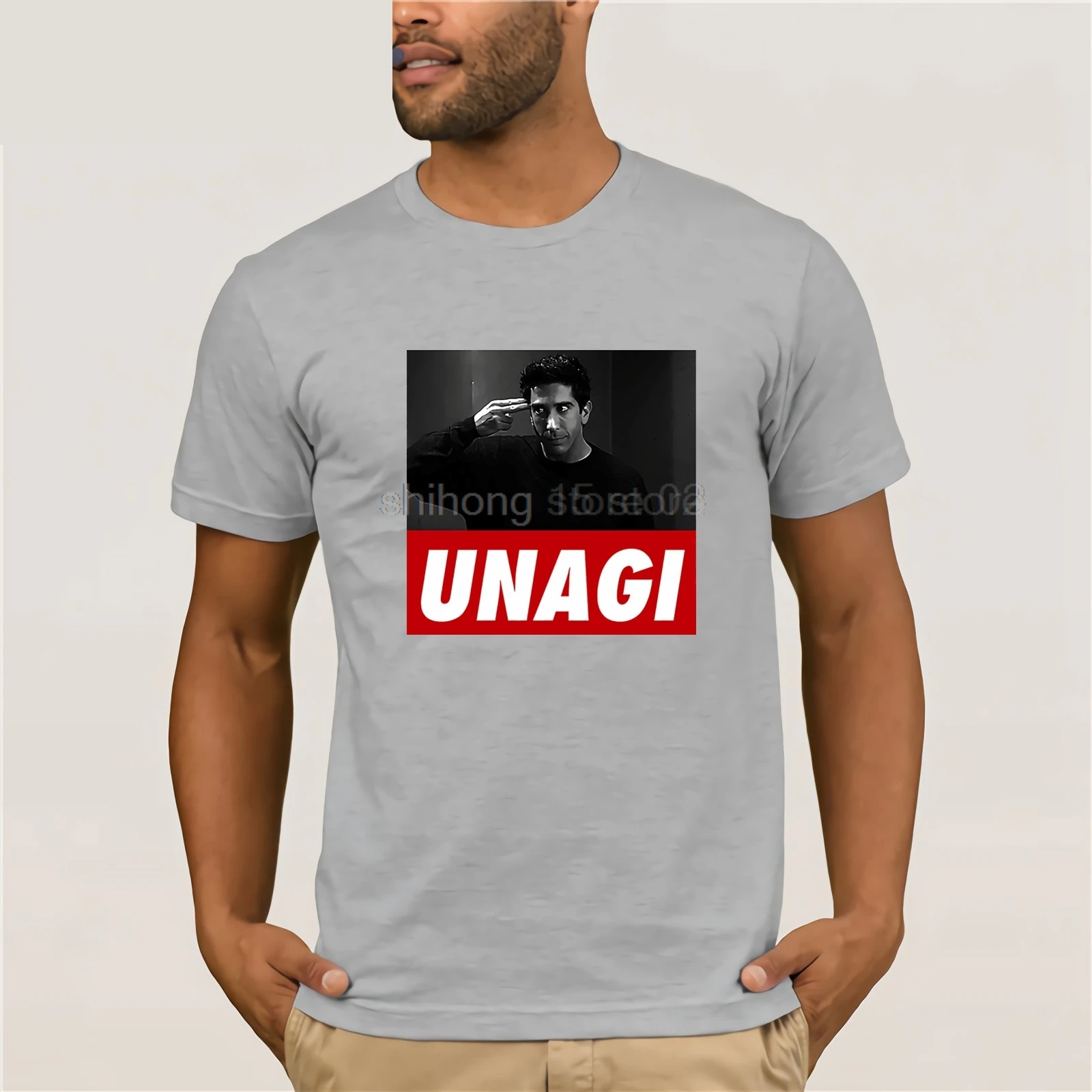 Футболка повседневные мужские футболки с героями телесериала друзья Unagi Joey Ross