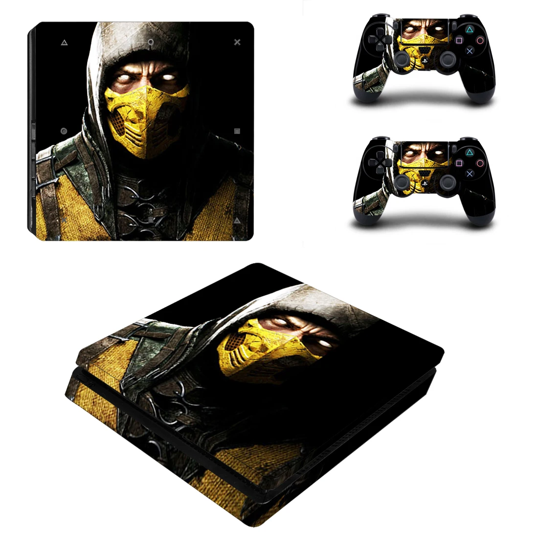 Mortal Kombat полное покрытие PS4 тонкая наклейка s Play station 4 наклейка кожи для playstation 4 PS4 тонкая консоль и контроллер скины