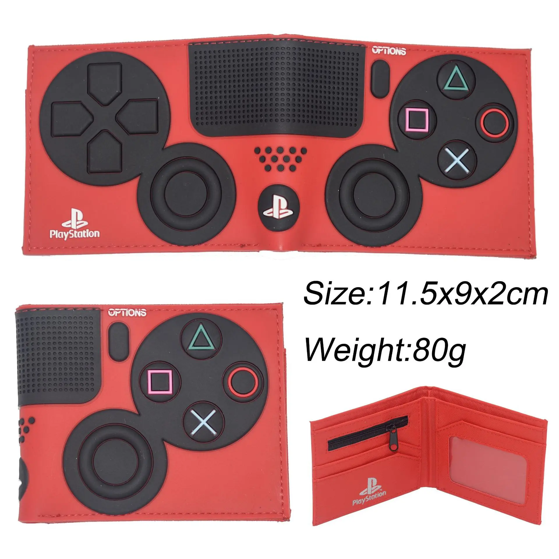 N-13 Кошелек "PlayStation" игра мультфильм аниме-кошелек на молнии монета Карманный держатель для карт для детей Мужчины Женщины подарок carteira Кожаные Кошельки - Цвет: N-13