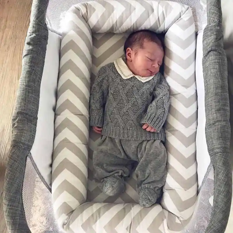 square baby bed