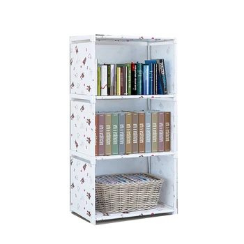 

Simple Bookcase Storage Rack Desktop Student Bookcase Multi-Function Storage Cabinet Shelf
