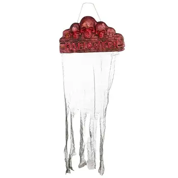 

1 Pc Hanging Pendant Prime Durable Skull Scary Spume Ornament Decoration Hanging Pendant for Bar Halloween Haunted House KTV