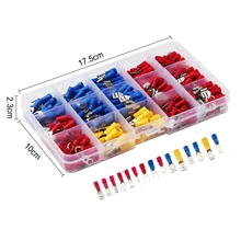 

280PCS Assorted Female Male Crimp Spade Terminal Wire Connectors Set With Box