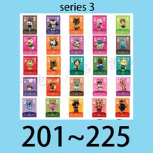 

(201~225),La forêt des animaux Series3 High New-Horizons NFC standard Size Card Ntag215 chip for NS Switch Game